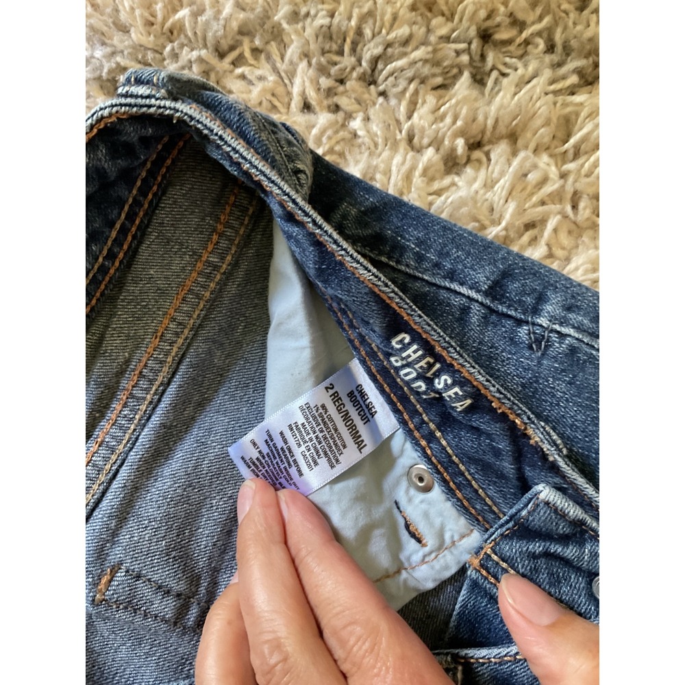 Aeropostale Chelsea Bootcut Jeans Womens 2 Regular Medium Wash Denim Blue 1935 - Picture 6 of 11
